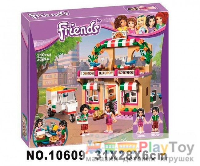 Конструктор "Friends" (10609) Пиццерия, 310 деталей