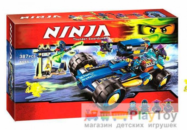 Конструктор "Ninja" (10396) Шагоход Джея 387 деталей