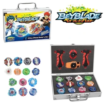 Игровой набор Бейблейд CY 1813-12 A в кейсе (12 волчков, 2 пусковых устройства, аксессуары) Игровой набор Бейблейд CY 1813-12 A в кейсе (12 волчков, 2 пусковых устройства, аксессуары)