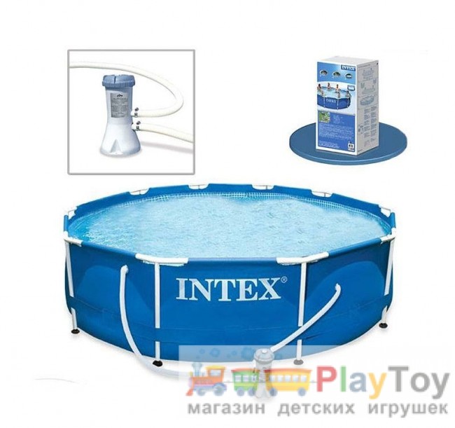 Каркасный надувной бассейн Intex (28202) размером: 305 х 76