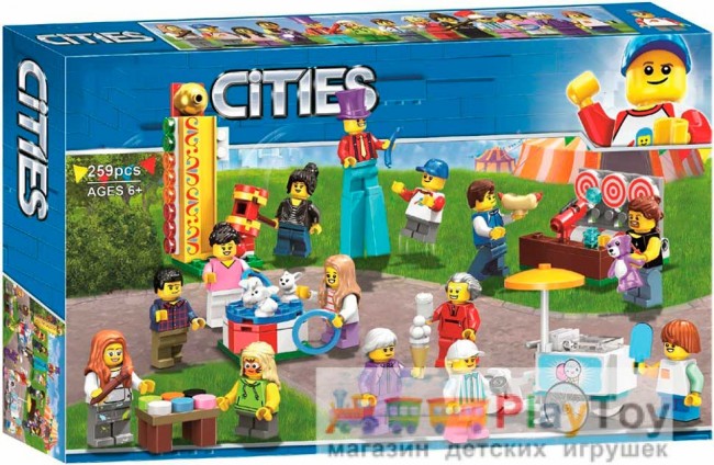 Конструктор "Cities" (11389) Веселый ярмарок, 259 деталей