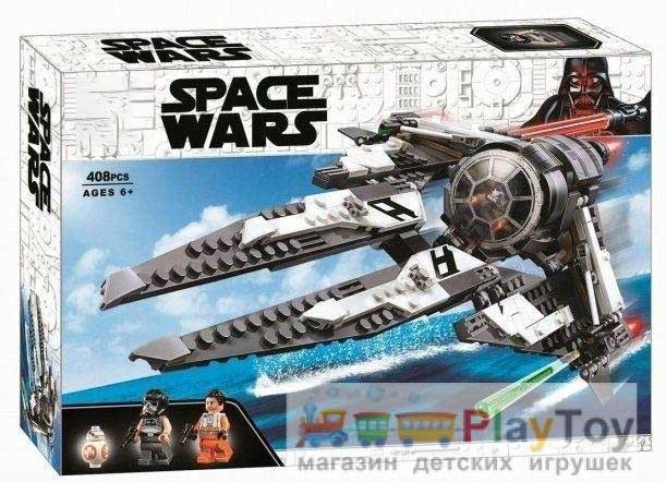 Конструктор «Star Wars» (11421) Перехватчик СИД Чёрного аса, 408 деталей - Аналог Стар Варс 75242