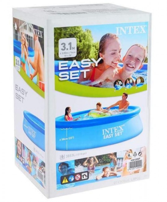 Надувной бассейн Intex 28108 размером 244х61 см Надувной бассейн Intex 28108 размером 244х61 см