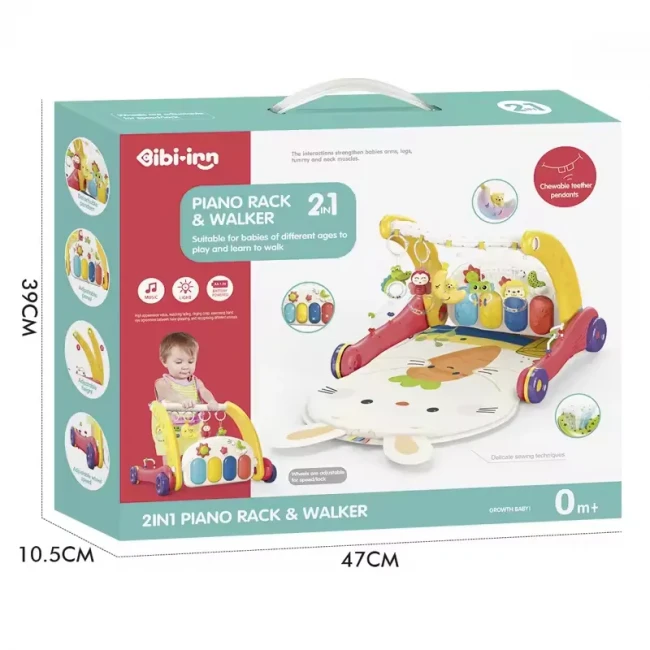 Ходунки-каталка коврик Rack & Walker 6016 2 в 1 (проектор звездного неба, ночник, подсветка, мелодии, пальчиковые игры, погремушки, пианино) Ходунки-каталка коврик Rack & Walker 6016 2 в 1 (проектор звездного неба, ночник, подсветка, мелодии, пальчиковые игры, погремушки, пианино)