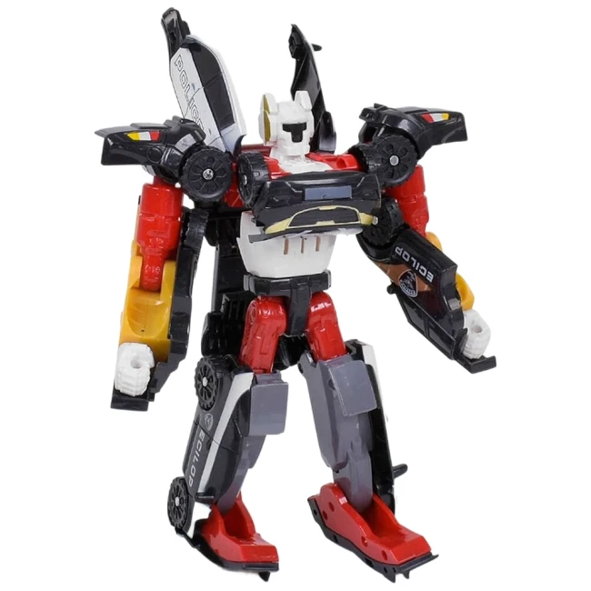 Трансформер Тобот Тритан (Q 1906) 22 см, 3 машинки, свет, звук Трансформер Тобот Тритан (Q 1906) 22 см, 3 машинки, свет, звук