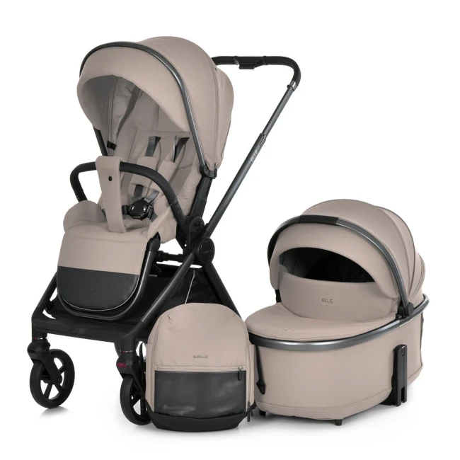 Универсальная коляска 2в1 El Camino ELLE ME 1221 Beige