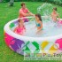 Дитячий надувний басейн Intex 56494-2 Колесо 229 х 56 см із кульками 10 шт підстилкою насосом
