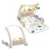 Ходунки-каталка коврик Rack & Walker HE 0621 2 в 1 (мелодии, пальчиковые игры, погремушки, зеркальце, пианино)