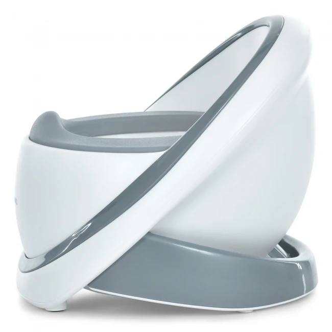 Дитячий горщик El Camino ME 1143 Egg Potty Gray (м'яка накладка, щітка, кришка, знімний контейнер)