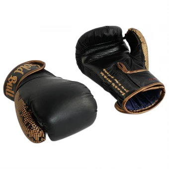 Перчатки для бокса 12 унций JAB (кожаные, черные)