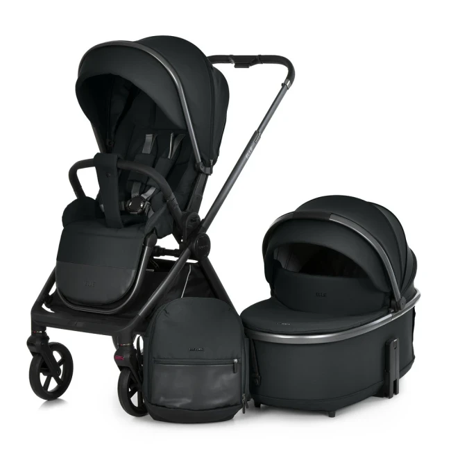 Универсальная коляска 2в1 El Camino ELLE ME 1221 Black