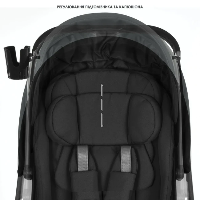 Универсальная коляска 2в1 El Camino ELLE ME 1221 Black