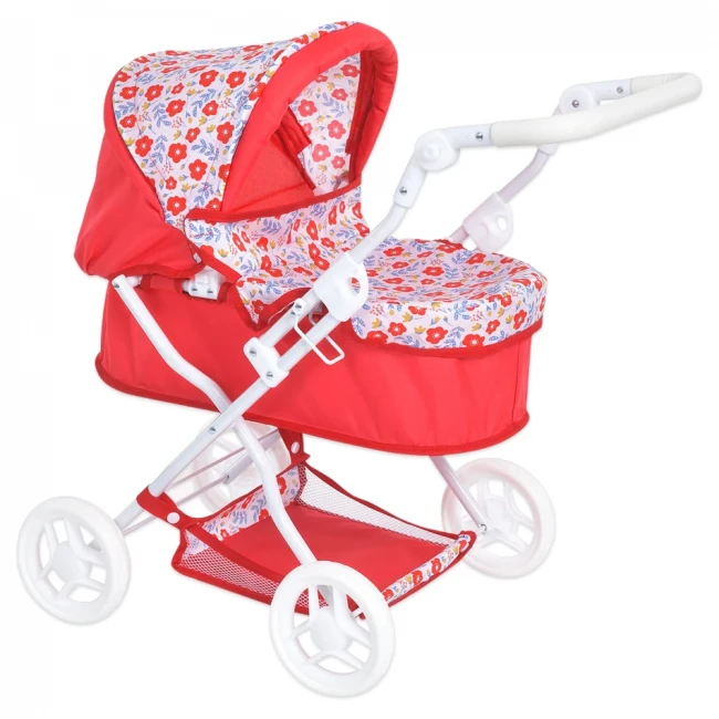 Коляска для ляльок Melogo 9680 (класична, кошик)