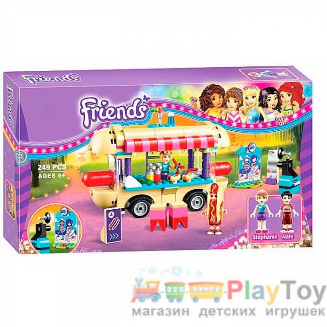 Конструктор "Friends" (10559) Парк розваг: фургон з ход-догами, 249 деталей