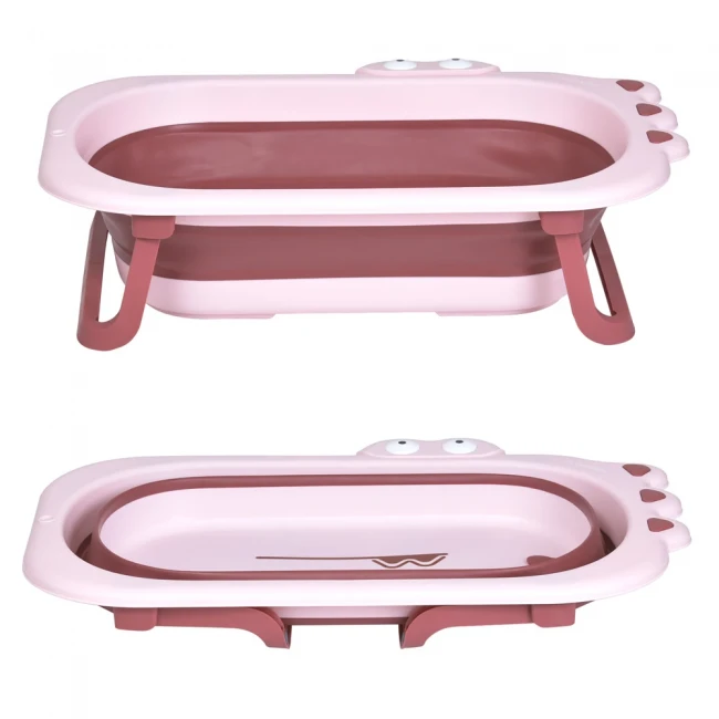 Ванночка детская El Camino ME 1141 Croco Pink (складная) Ванночка детская El Camino ME 1141 Croco Pink (складная)