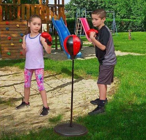 Боксерський набір Boxing Suit TY 500-1 (груша 23 см, стійка 45-106 см, рукавички, насос)