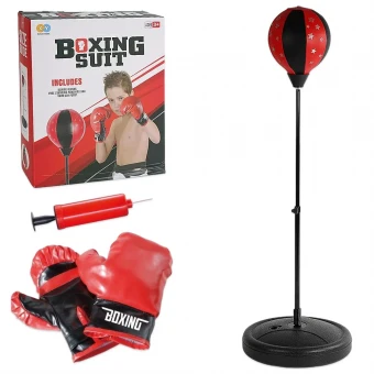 Боксерский набор Boxing Suit TY 500-1 (груша 23 см, стойка 45-106 см, перчатки, насос)