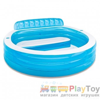 Детский надувной бассейн Intex (57190) с сиденьем 224 х 76 см Детский надувной бассейн Intex (57190) с сиденьем 224 х 76 см