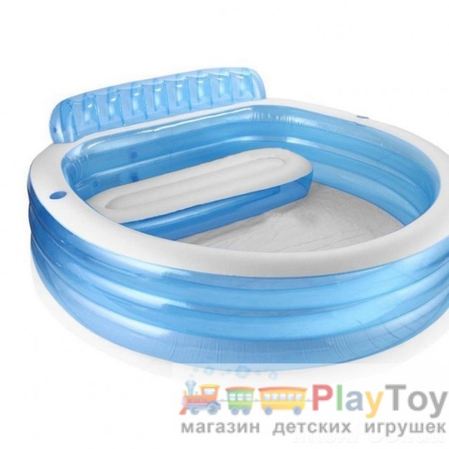 Детский надувной бассейн Intex (57190) с сиденьем 224 х 76 см Детский надувной бассейн Intex (57190) с сиденьем 224 х 76 см