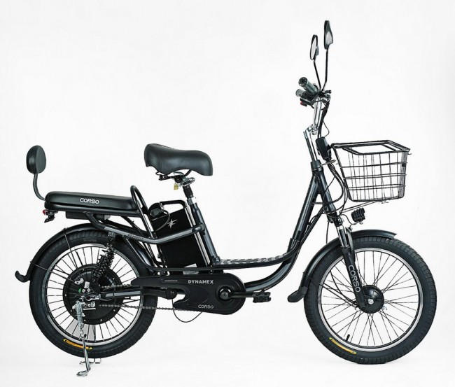 Электровелосипед Corso, Двигатель 350w 48v 10amp с амортизацией Электровелосипед Corso, Двигатель 350w 48v 10amp с амортизацией
