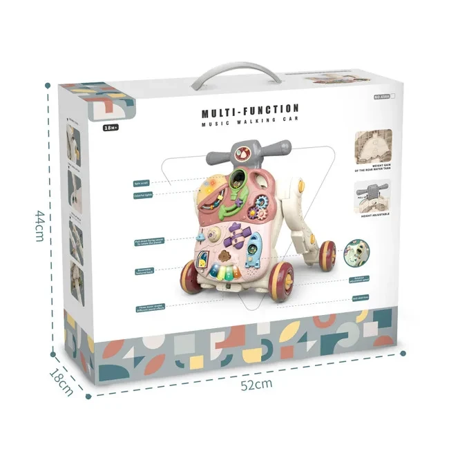 Ходунки-каталка трансформер Baby Walker 658 A 2 в 1 (звук, подсветка, игровой столик, пианино, пальчиковые игры, утяжелитель) Ходунки-каталка трансформер Baby Walker 658 A 2 в 1 (звук, подсветка, игровой столик, пианино, пальчиковые игры, утяжелитель)