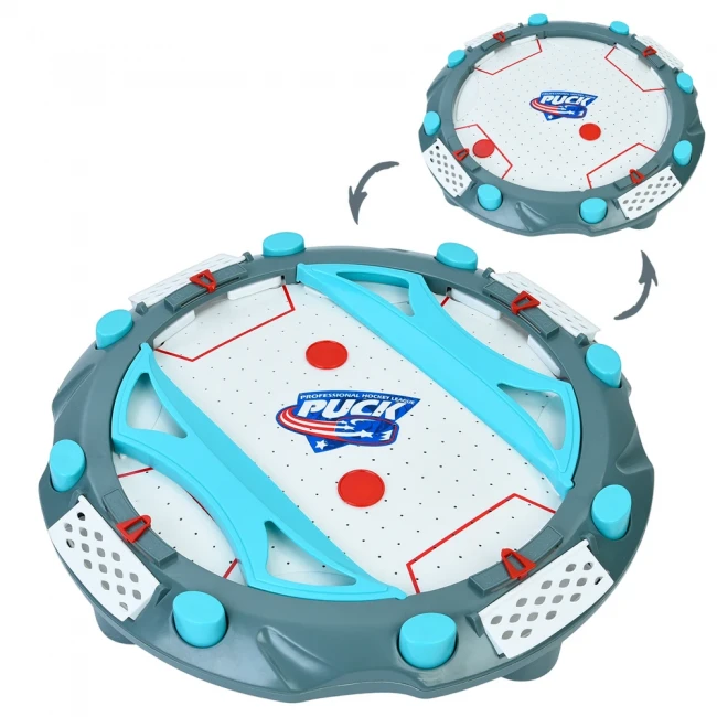 Настольный аэрохоккей Air Hockey 970 (35,5x35,5x7,8 см) батарейки Настольный аэрохоккей Air Hockey 970 (35,5x35,5x7,8 см) батарейки