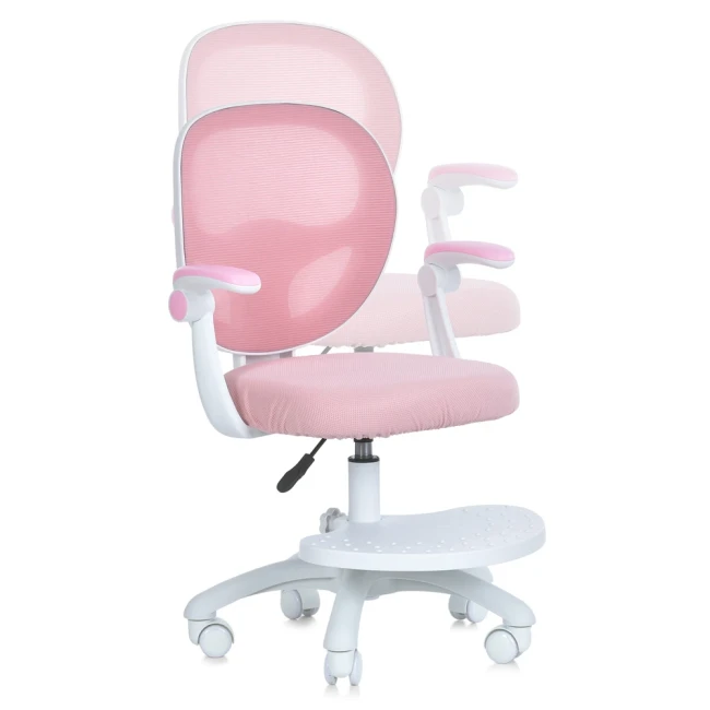 Дитяче крісло Bambi M 6056-8 з підлокітниками, сітка, підніжка, блокування коліс