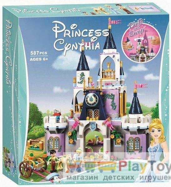 Конструктор "Disney Princess" (10892) Замок мечты Золушки, 587 деталей - Аналог Принцессы Дисней 41154