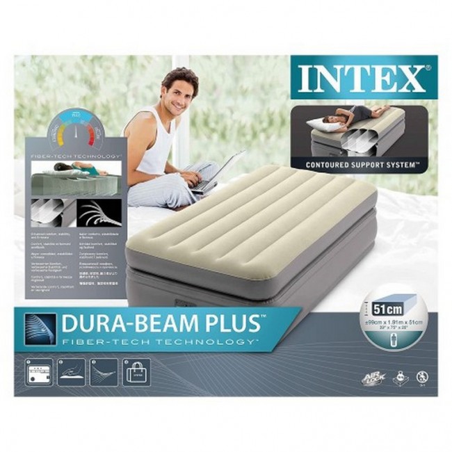 Надувная кровать Intex 64162 (191x99x51 см) Надувная кровать Intex 64162 (191x99x51 см)