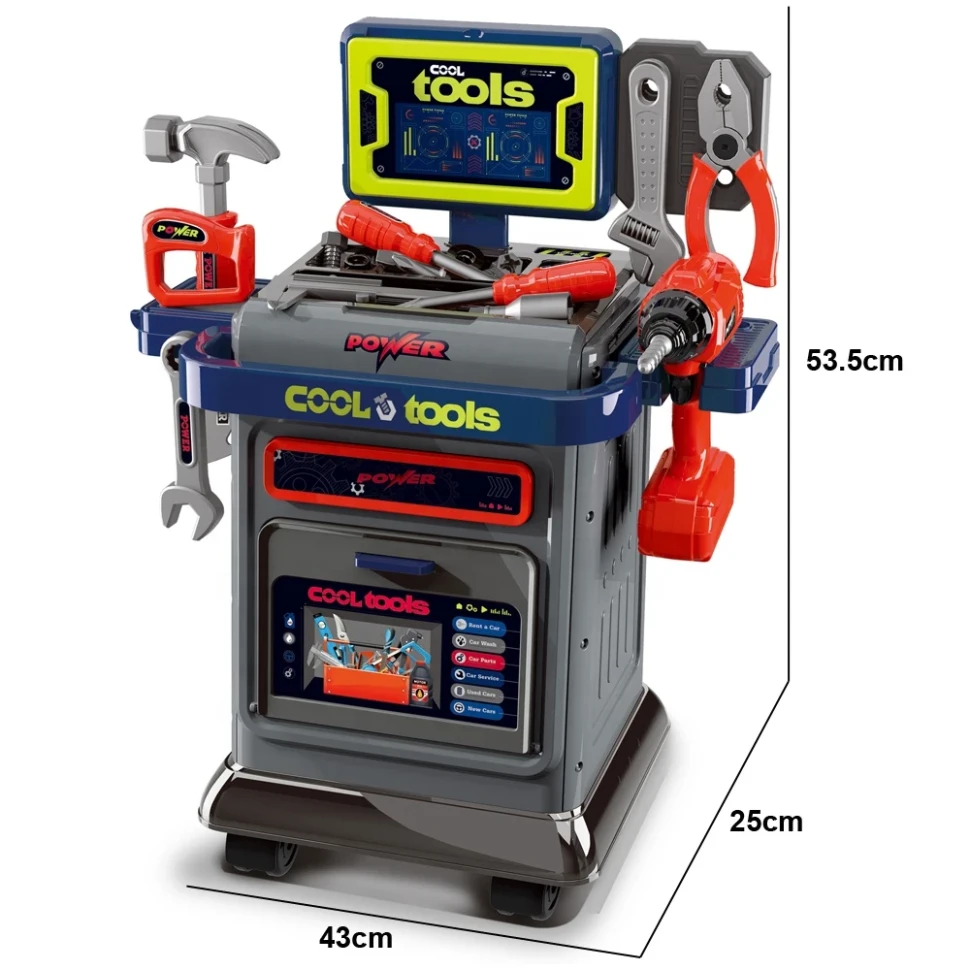 Детский набор инструментов Cool Tools 008-202, станок, пила