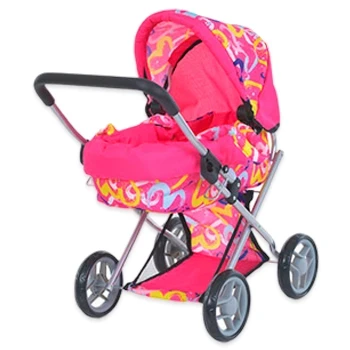 Коляска для кукол Melogo 9369/82100 (классическая, люлька-переноска, корзинка)