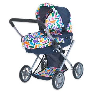 Коляска для кукол Melogo 9369/82100 (классическая, люлька-переноска, корзинка)