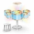 Дитяча барабанна установка Jazz Drum DXBL 886-2 зі стільцем, підсвічування