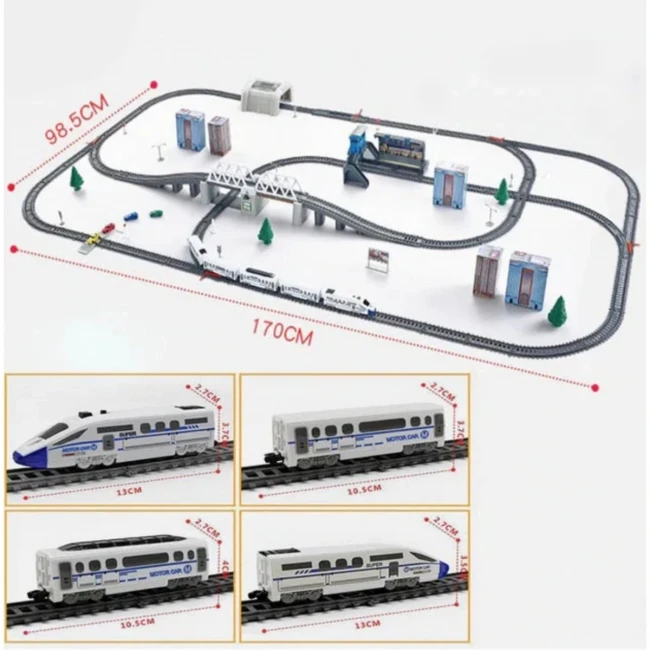 Железная дорога BSQ 2181 Power Train (86 элементов, длина пути 914 см)