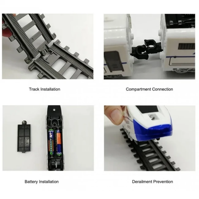 Железная дорога BSQ 2181 Power Train (86 элементов, длина пути 914 см)