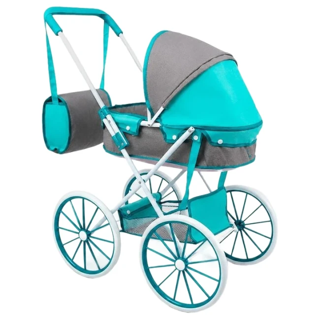 Коляска для кукол H 936 B 15 (классическая, корзинка, сумка)