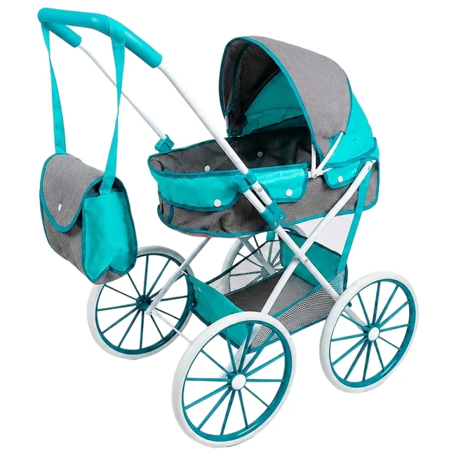 Коляска для кукол H 936 B 15 (классическая, корзинка, сумка)