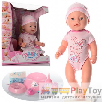 Кукла пупс Baby Born (BL 009 C) Беби борн 8 функций