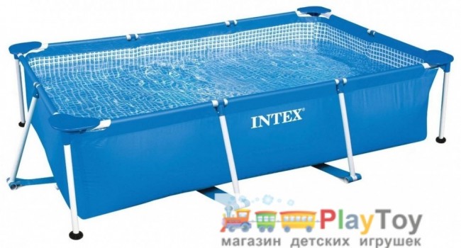 Каркасный наливной бассейн Intex Rectangular Frame Pool 28271 (58980) 260 х 160 х 65 см Каркасный наливной бассейн Intex Rectangular Frame Pool 28271 (58980) 260 х 160 х 65 см