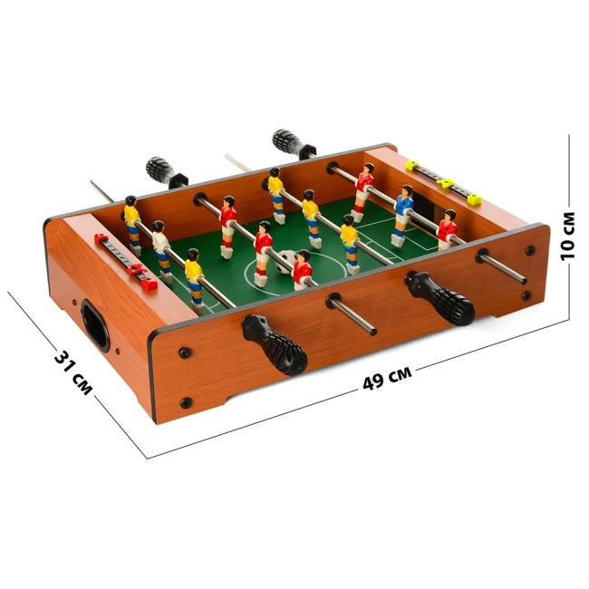 Настольный футбол Limo Toy HG 235AN (49x31x10 см) деревянный, 4 штанги Настольный футбол Limo Toy HG 235AN (49x31x10 см) деревянный, 4 штанги