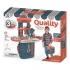 Детский набор инструментов Quality Tools 008-972 в чемодане, станок, пилка, отвертки, гаечный ключ, болты Детский набор инструментов Quality Tools 008-972 в чемодане, станок, пилка, отвертки, гаечный ключ, болты