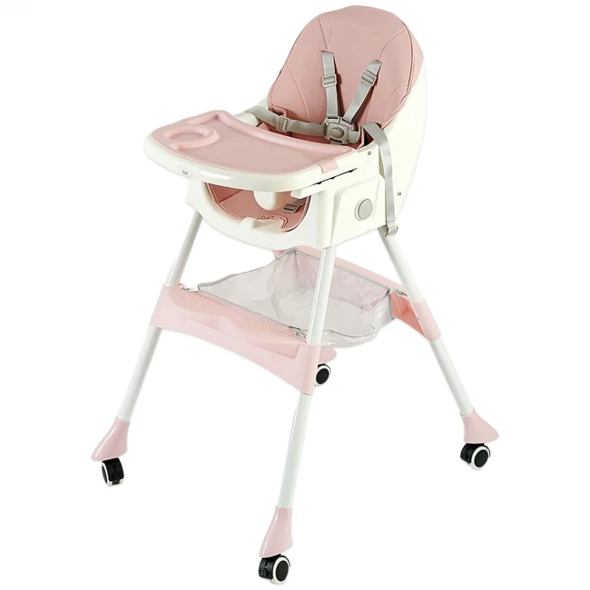 Стульчик для кормления Toti FR-30608 (съемный столик, корзинка, 4 колеса)