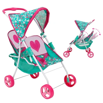 Коляска для кукол Fiveonine T744057 для близнецов (прогулочная, корзинка) Коляска для кукол Fiveonine T744057 для близнецов (прогулочная, корзинка)