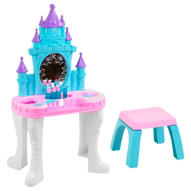 Дитяче трюмо TK Group 92941 Магічний замок (стульчик, музика, світло, чарівна паличка)