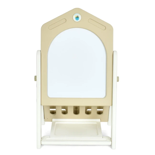 Дитячий мольберт Y1029 (стульчик, магнітна дошка, фломастери, губка)