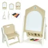 Дитячий мольберт Y1029 (стульчик, магнітна дошка, фломастери, губка)