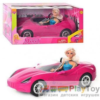 Кукла Defa на машине кабриолет (8228)