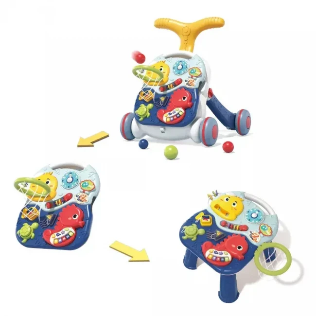 Ходунки-каталка Baby Walker 66548 3 в 1 (столик, игровая доска, пианино) Ходунки-каталка Baby Walker 66548 3 в 1 (столик, игровая доска, пианино)
