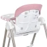 Стульчик-качели для кормления Bambi M 5897 Pink (укачивание, съемный столик, чехол, 4 колеса)