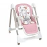 Стульчик-качели для кормления Bambi M 5897 Pink (укачивание, съемный столик, чехол, 4 колеса)